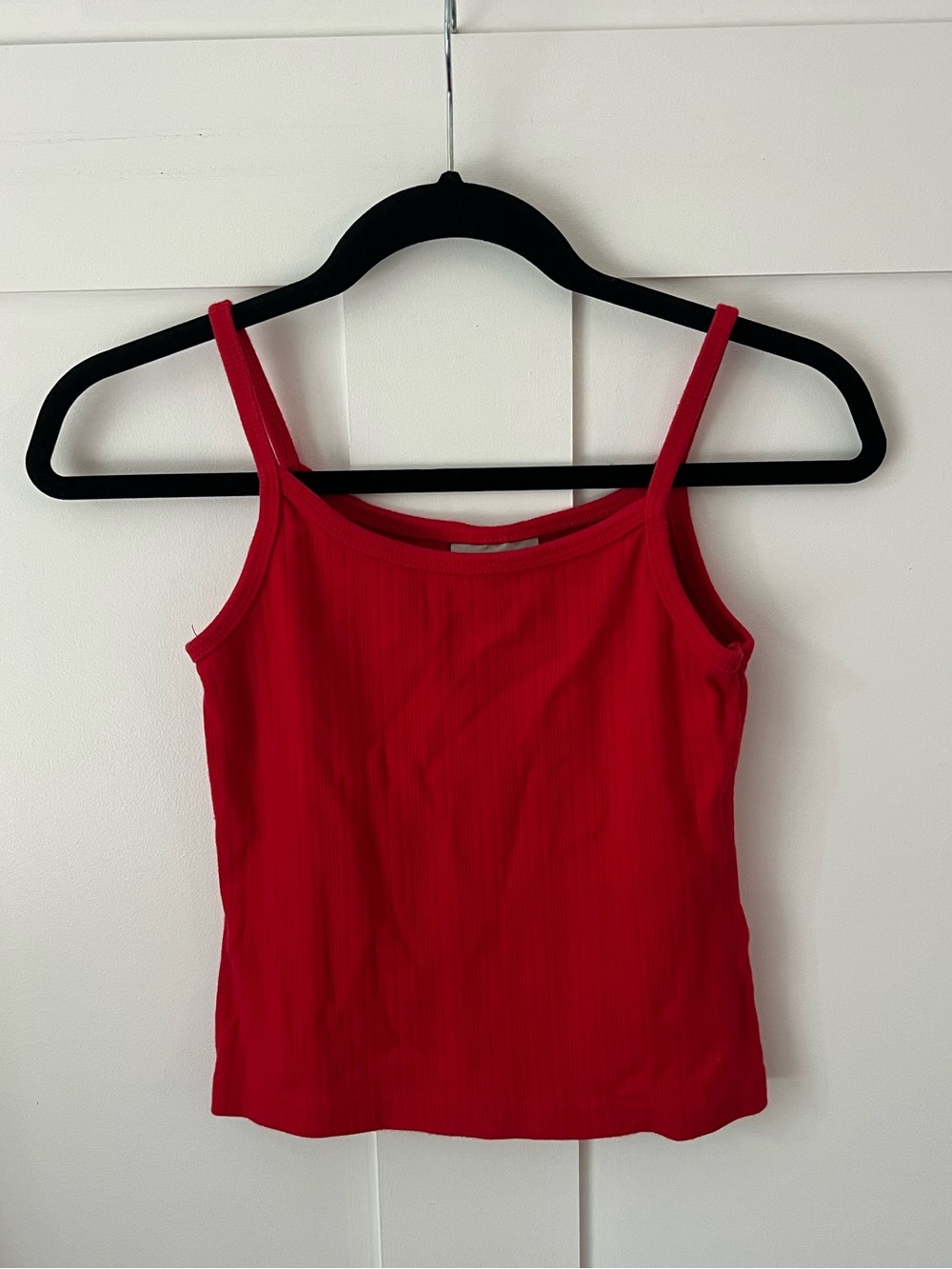 VINTAGE Clockhouse by C&A 100% Cotton Women's Red Camisole Tank Top Size M